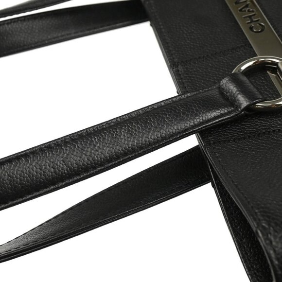 Chanel Black Calfskin Choco Bar Tote Bag 184827 - Picture 2 of 11
